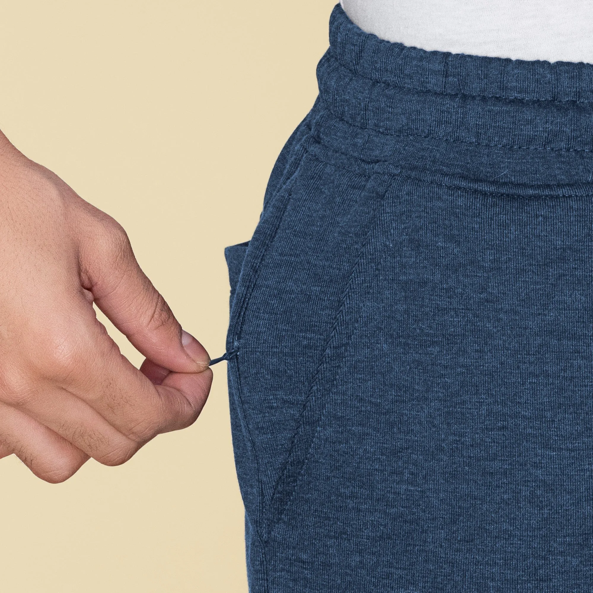 Hype Cotton Rich Shorts Midnight Blue
