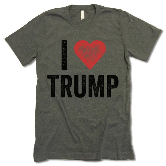 I Love Trump T Shirt