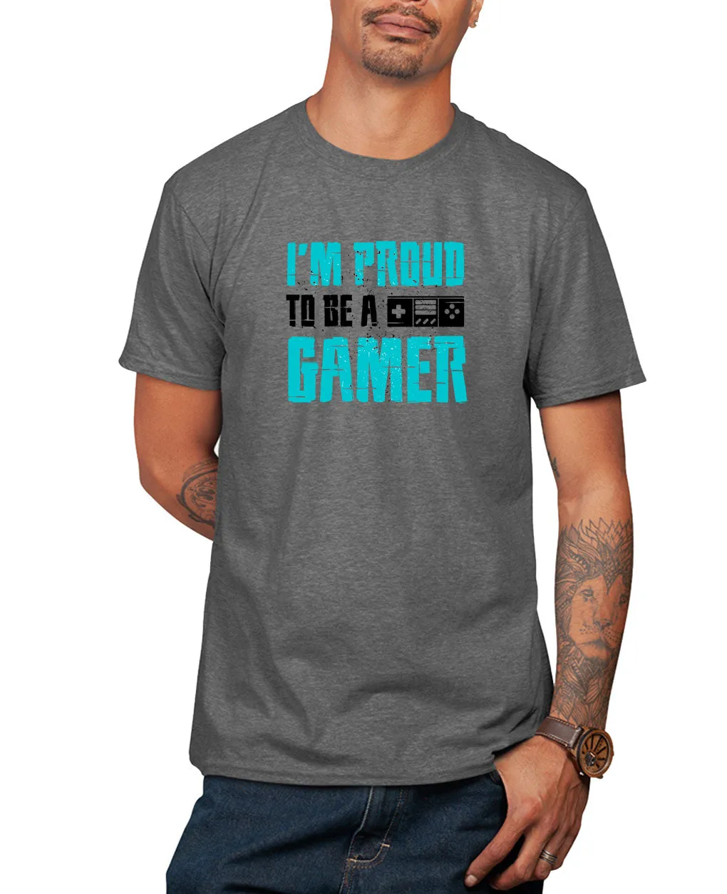 I'm proud to be a gamer t-shirt funny video game t-shirt
