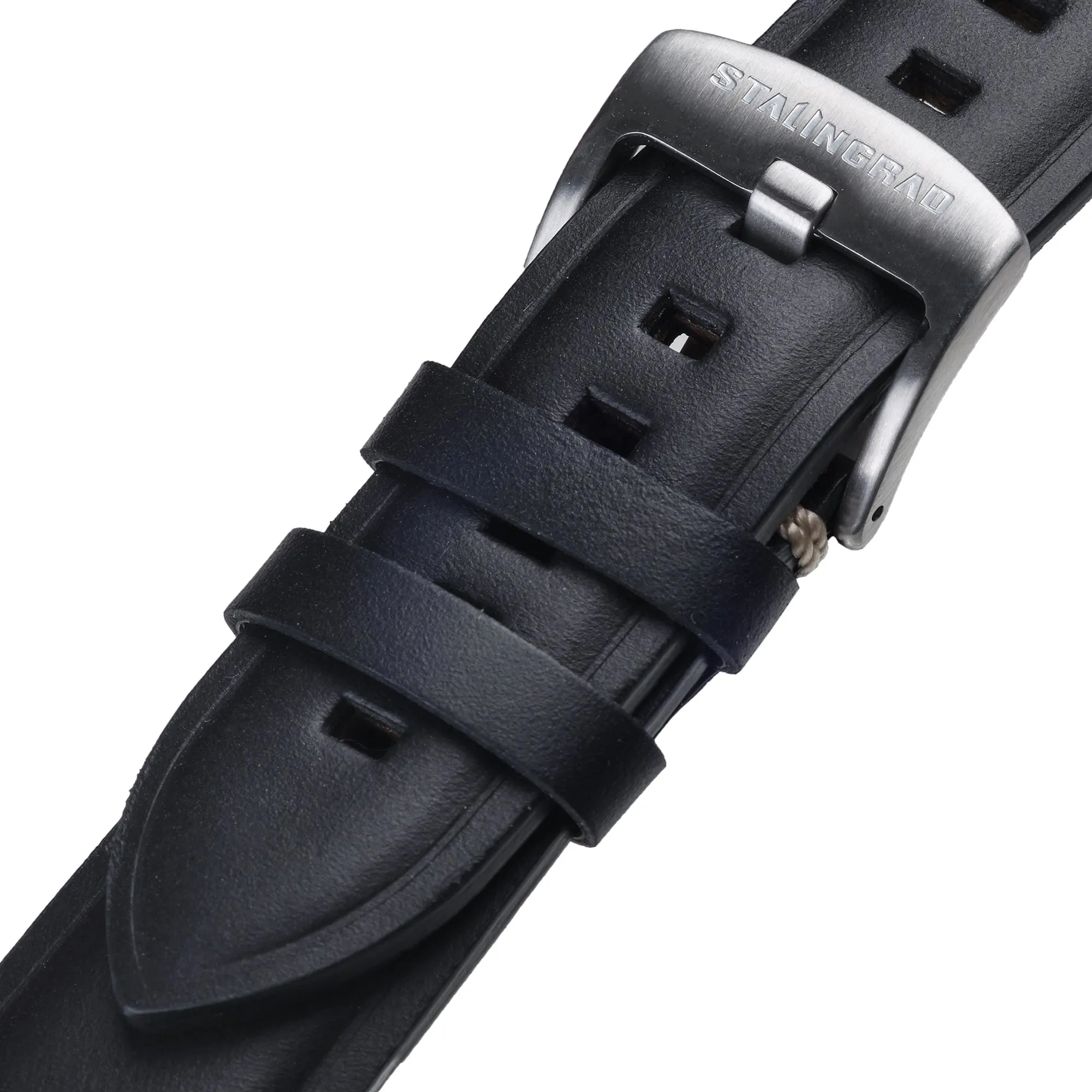 Iron Will. Black Dial. Black Leather Strap. SG-0012-02