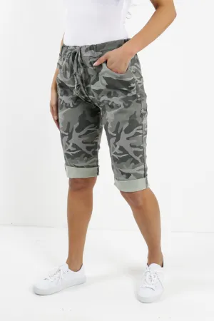 Italian Magic Shorts/Chinos Camo Khaki