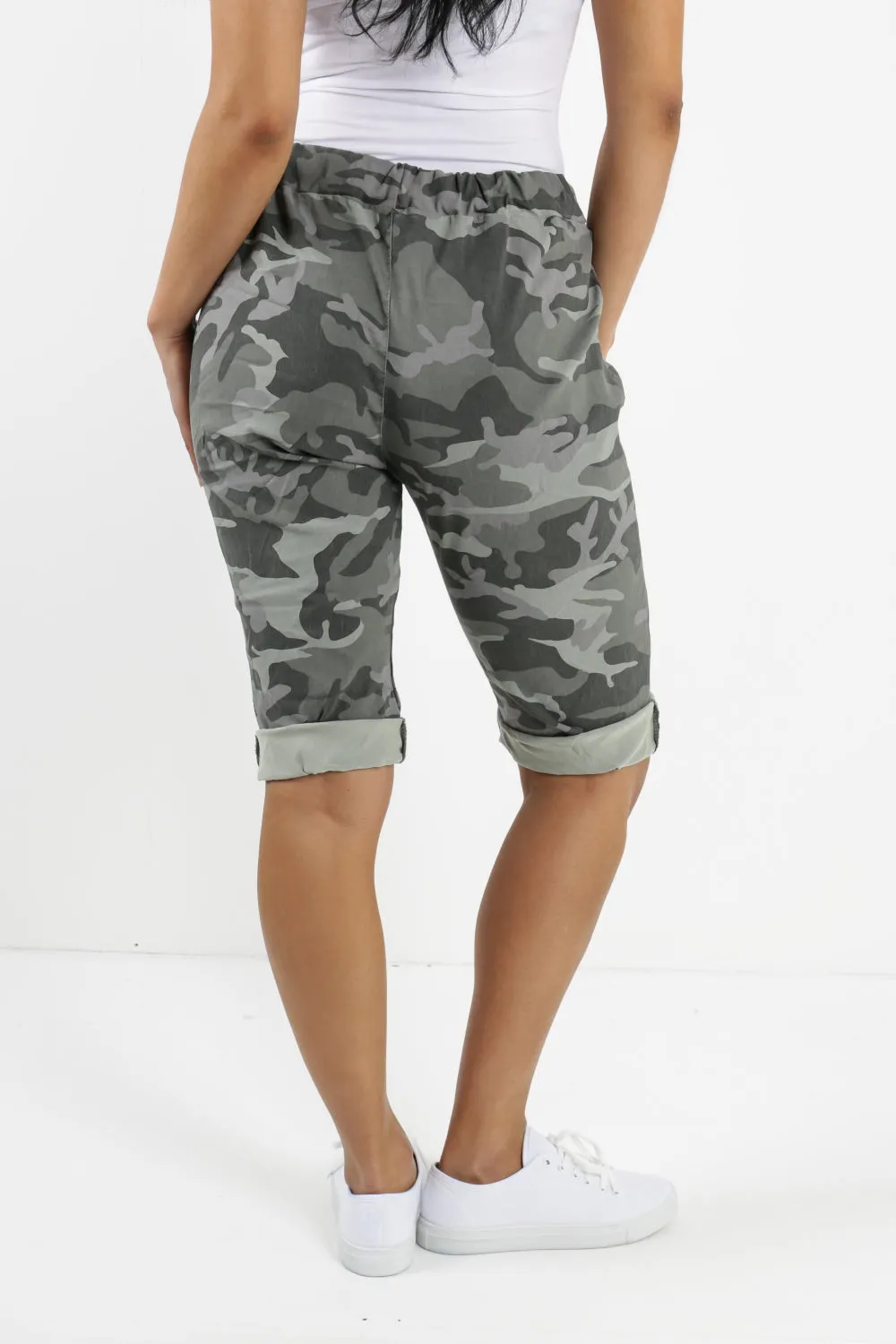 Italian Magic Shorts/Chinos Camo Khaki