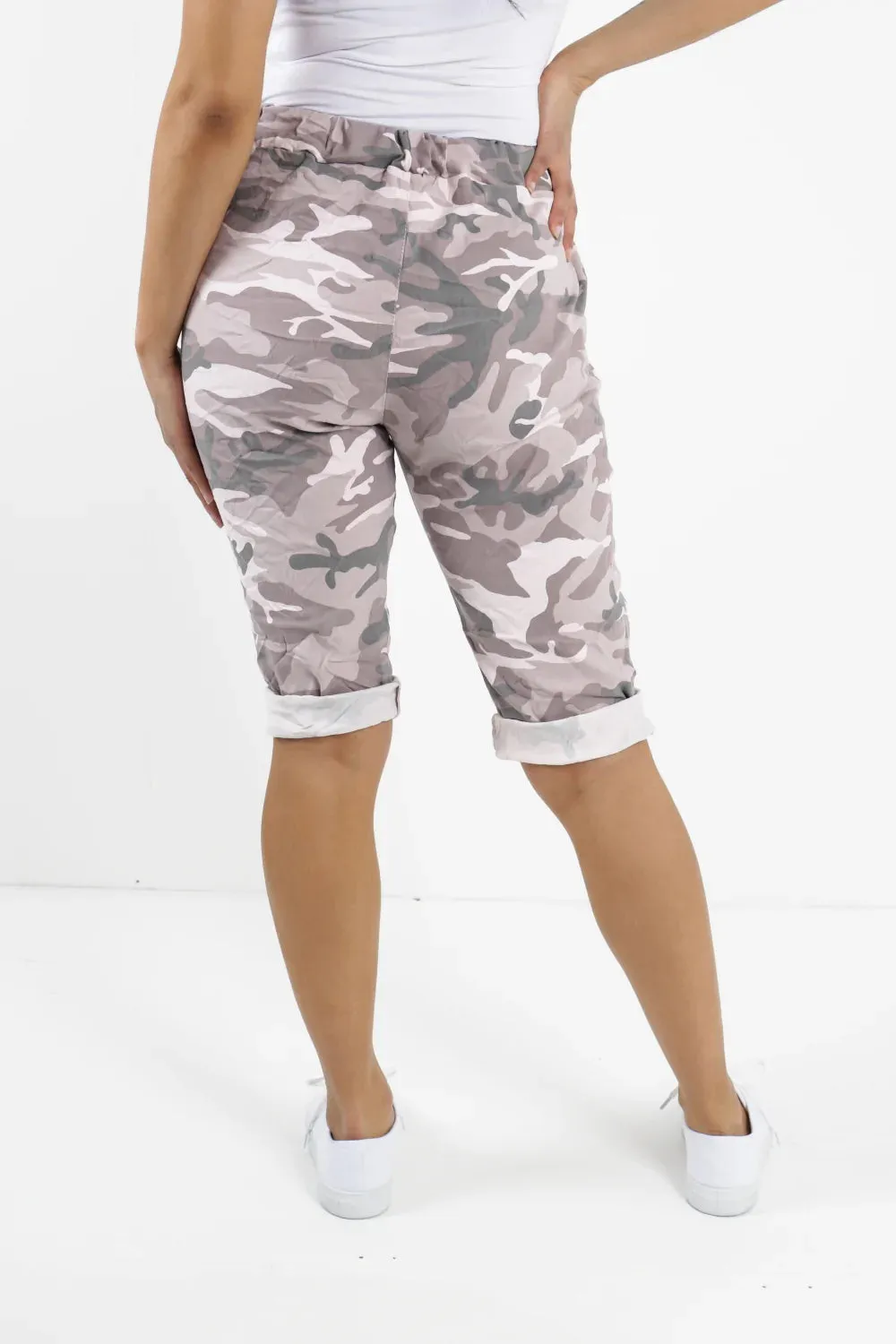 Italian Magic Shorts/Chinos Camo Pink