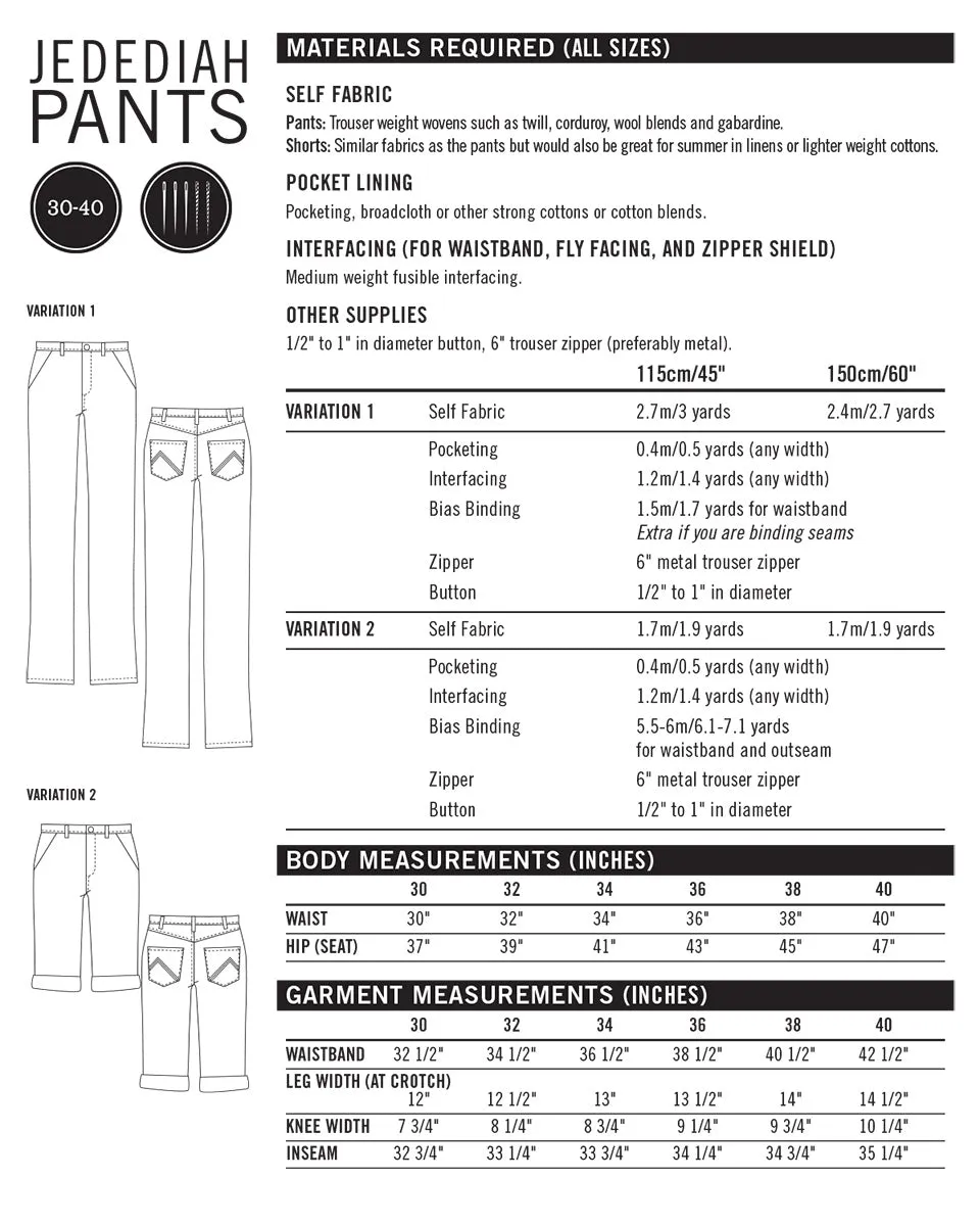 Jedediah Trousers