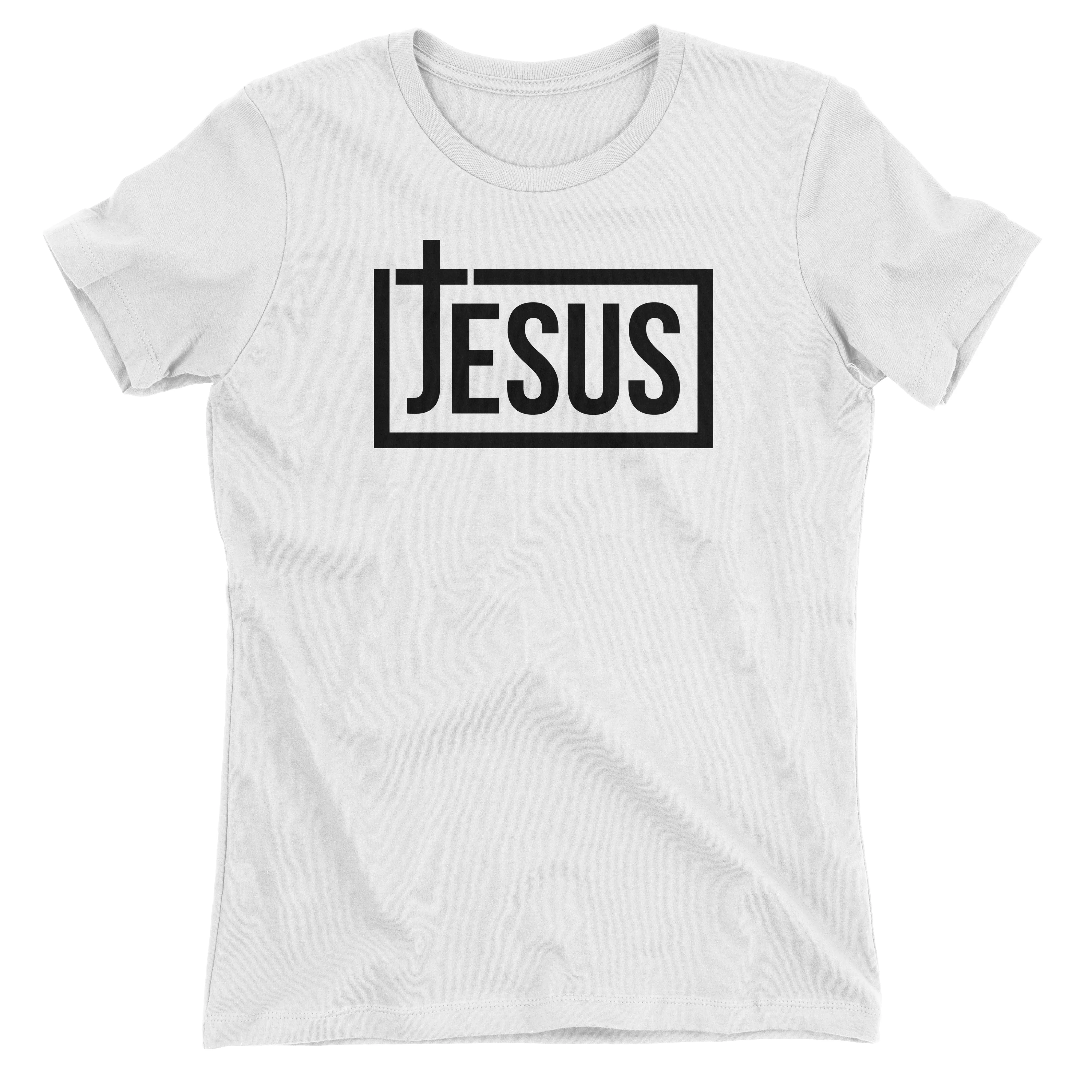 Jesus Cross T Shirt for Women Aprojes
