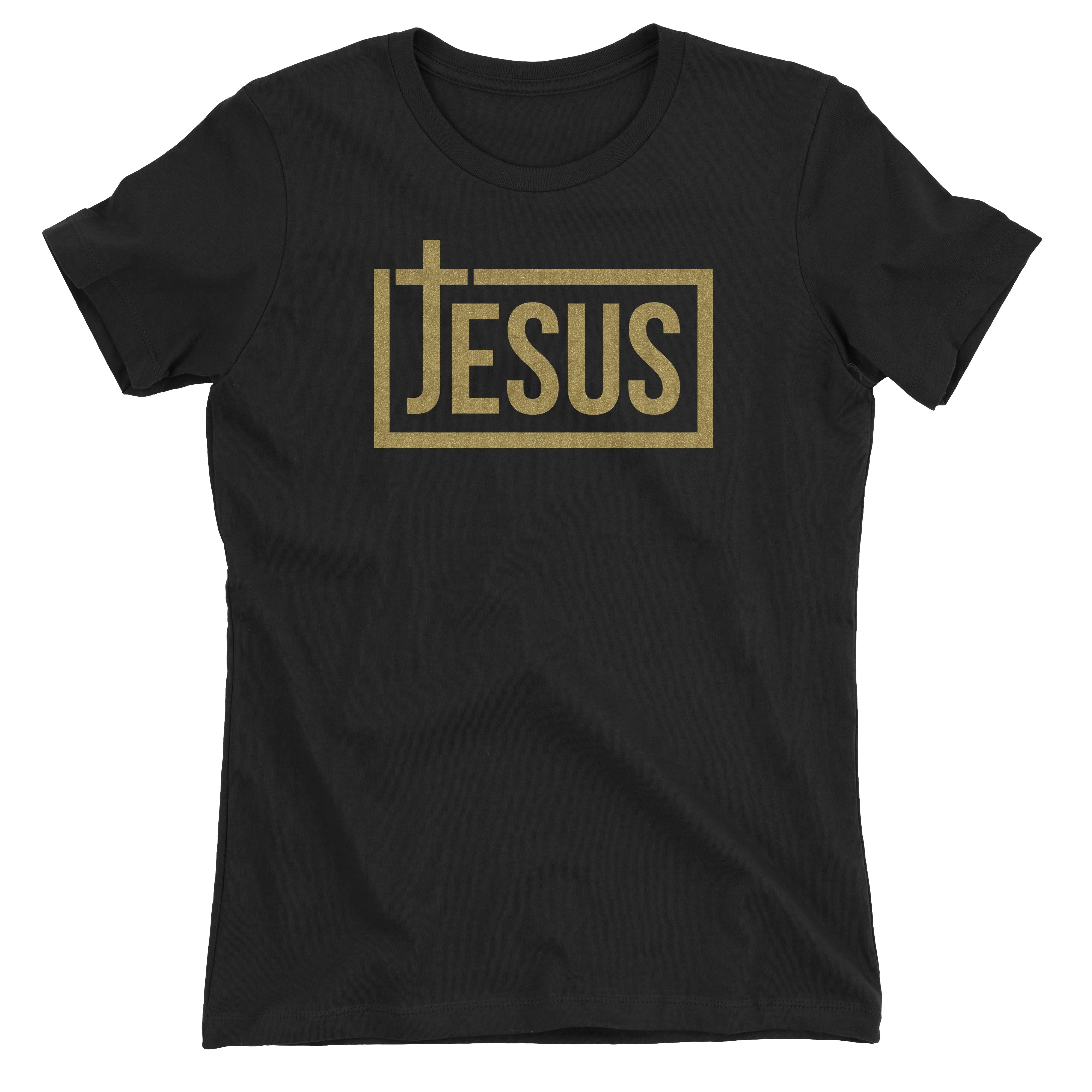 Jesus Cross T Shirt for Women Aprojes