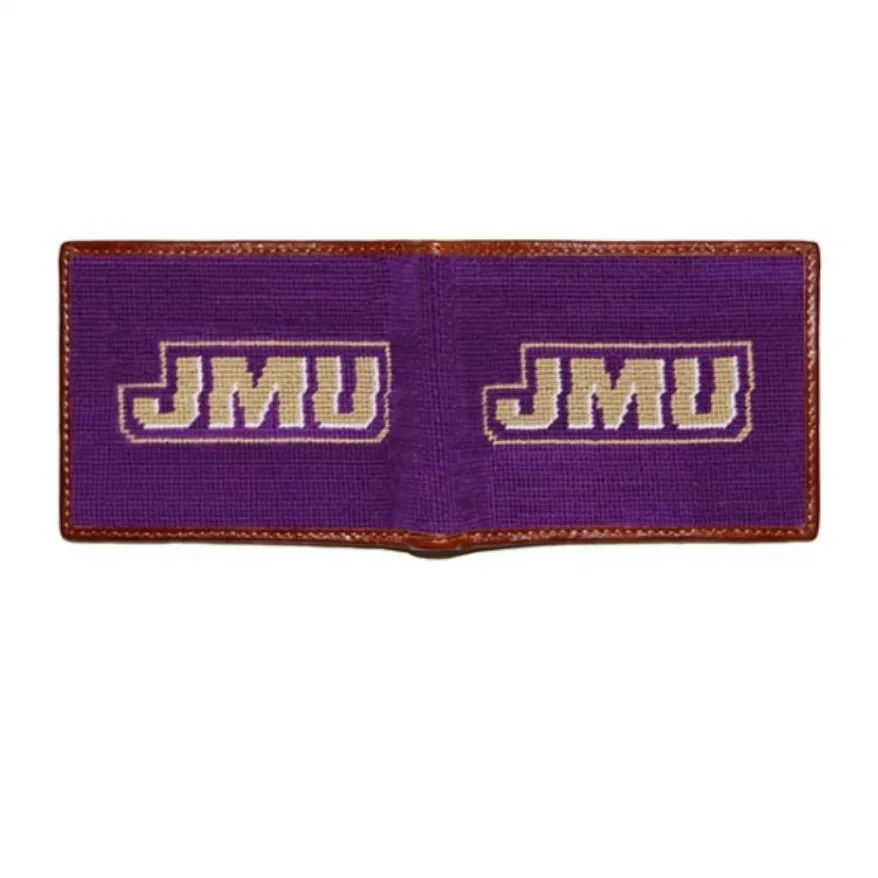 JMU Needlepoint Bi-Fold Wallet