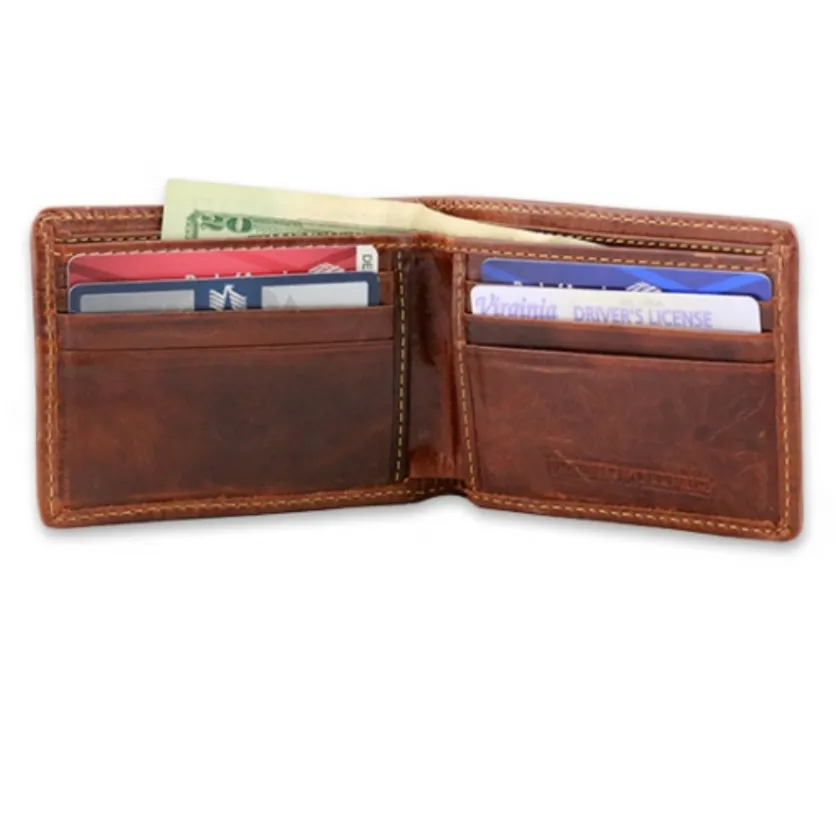JMU Needlepoint Bi-Fold Wallet