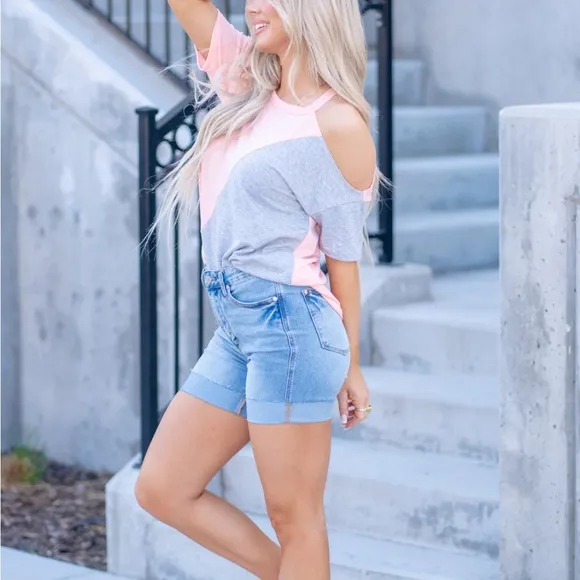 Judy Blue PERFECT FIT TUMMY CONTROL HIGH WAIST SHORTS