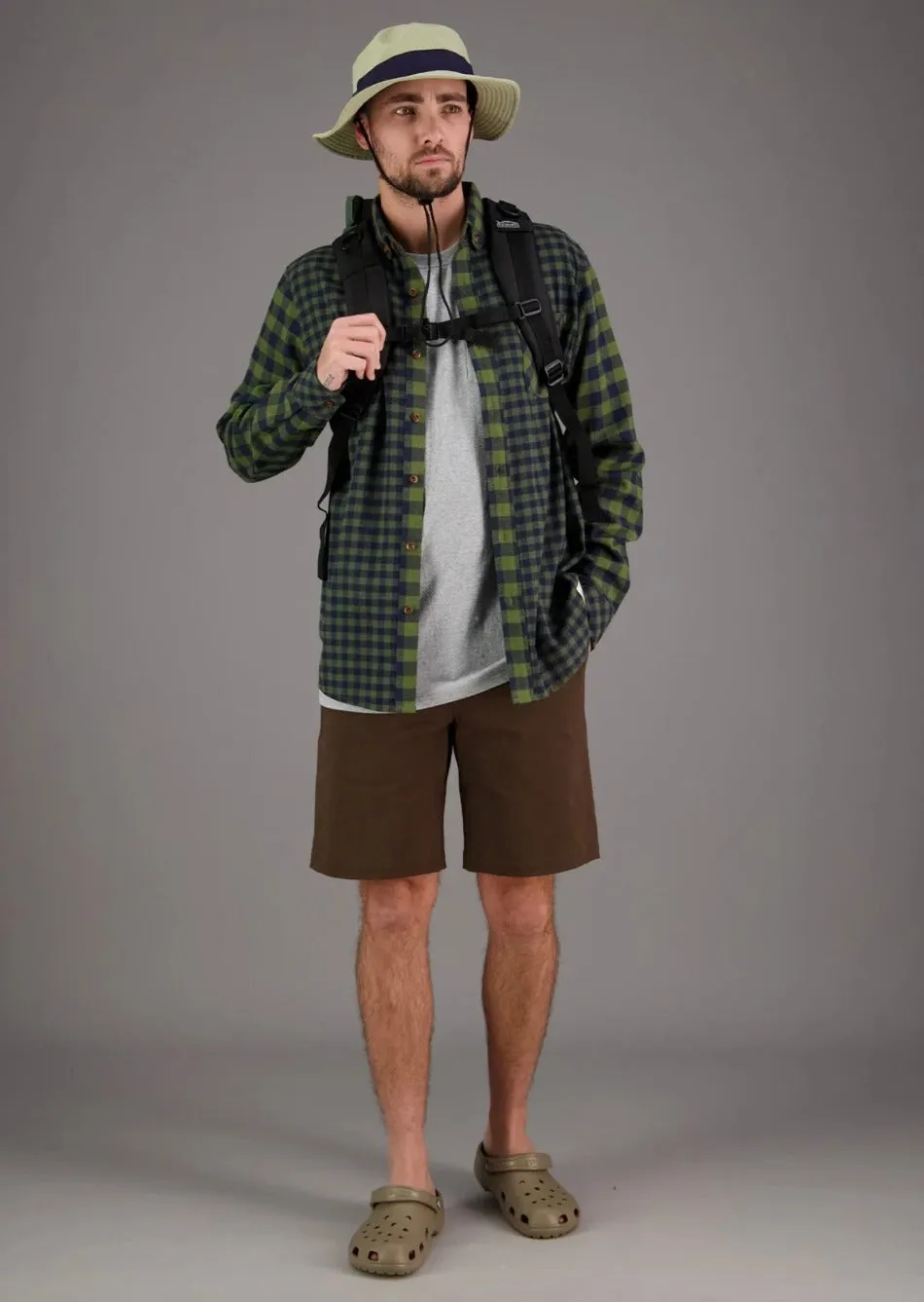 Just Another Fisherman Port Short Brown