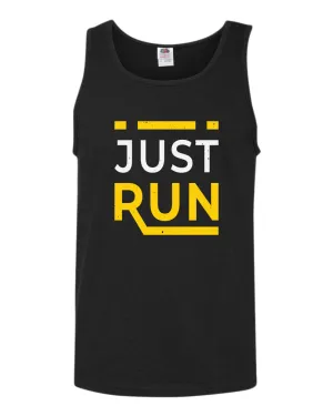 Just run tank top, motivational tank top, inspirational tank tops, casual tank tops