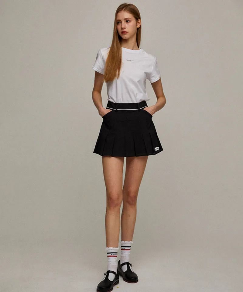 KANDINI Basic Logo T-Shirt - White