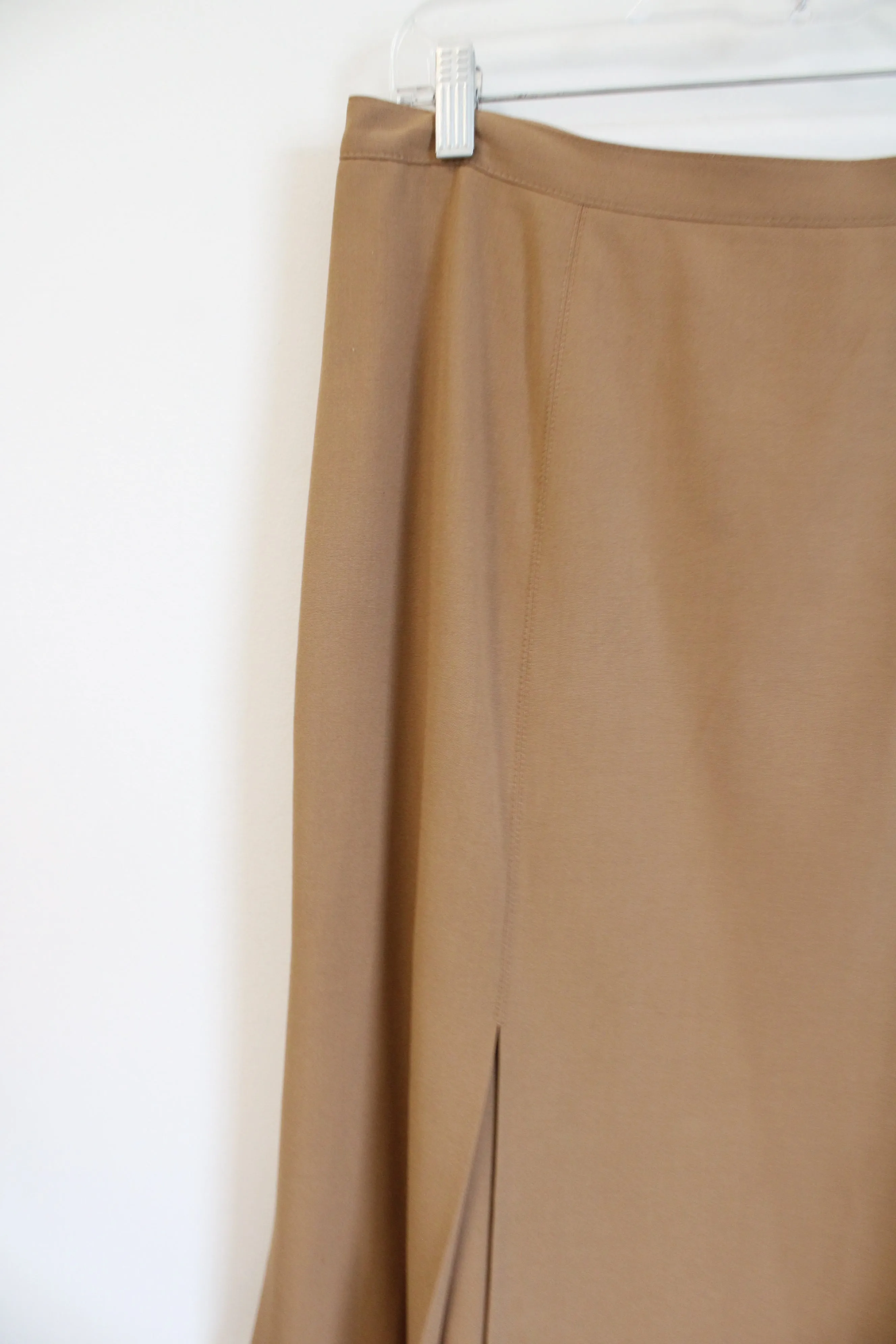 Kasper Brown A-Line Skirt | 12