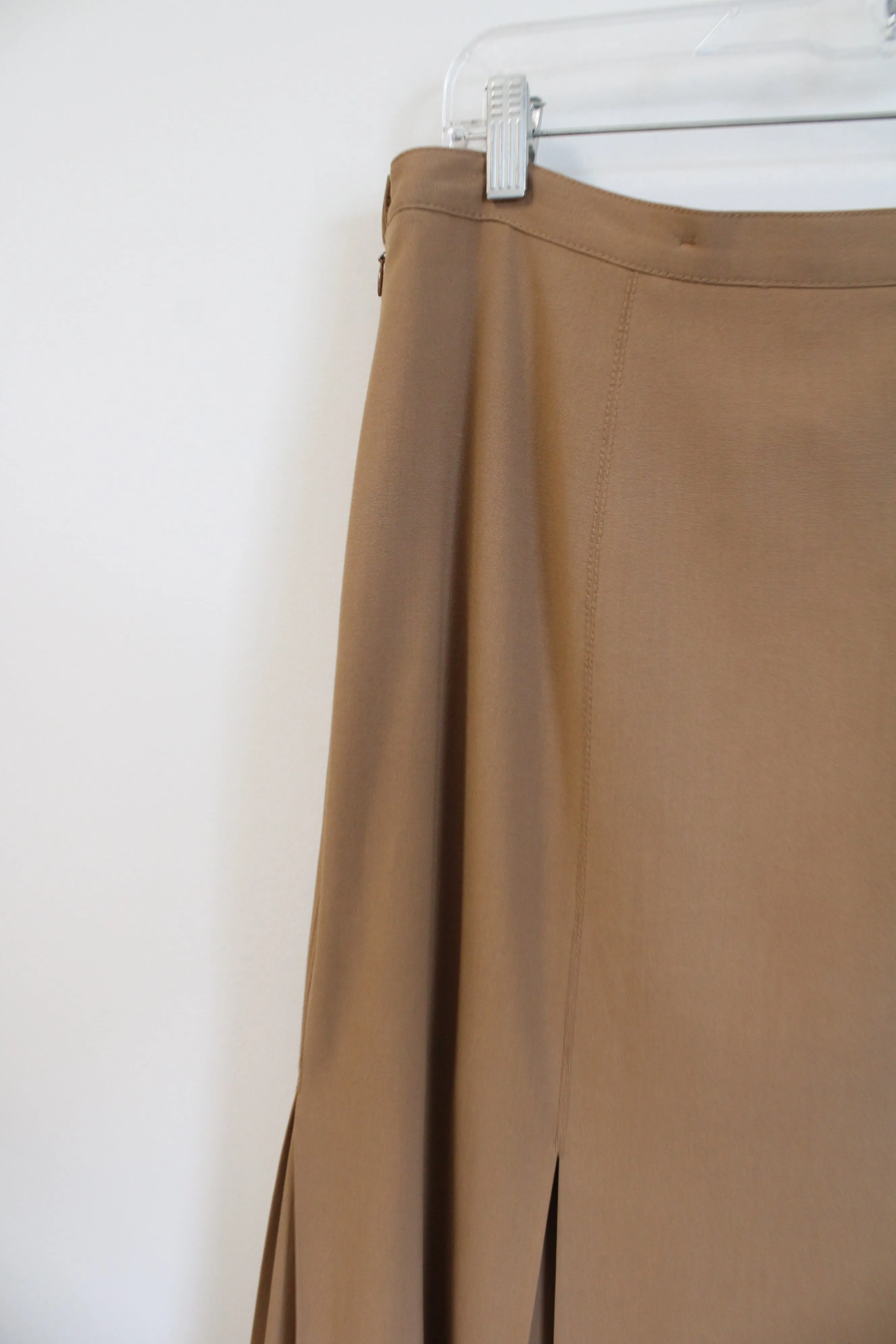 Kasper Brown A-Line Skirt | 12