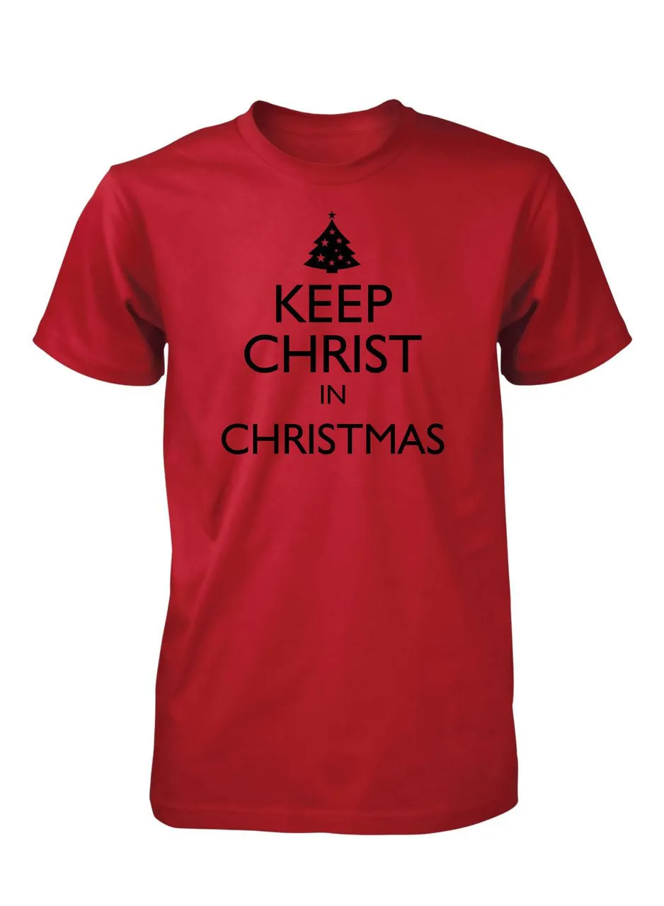 Keep Christ In Christmas Jesus Christian T-Shirt for Men