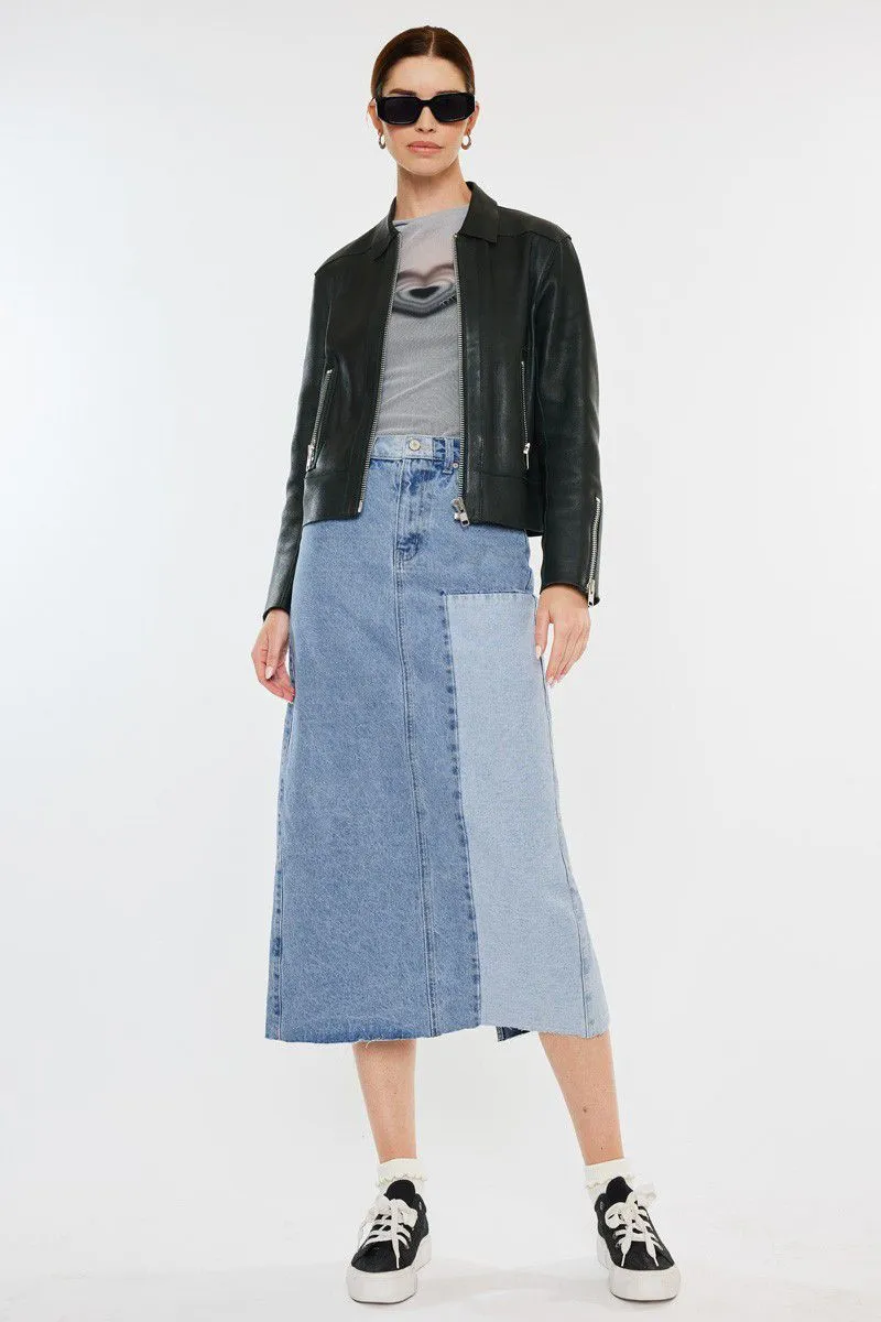 Keep It Cool Denim Skirt