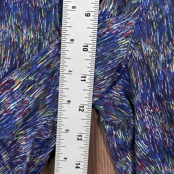 Kenzo Chino Shorts 48 / 40 Womens Blue Paint Spatter Geometric