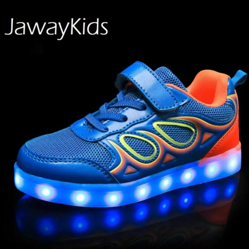 Kids LED Sneakers Children Fashion Sport Running Light up shoes