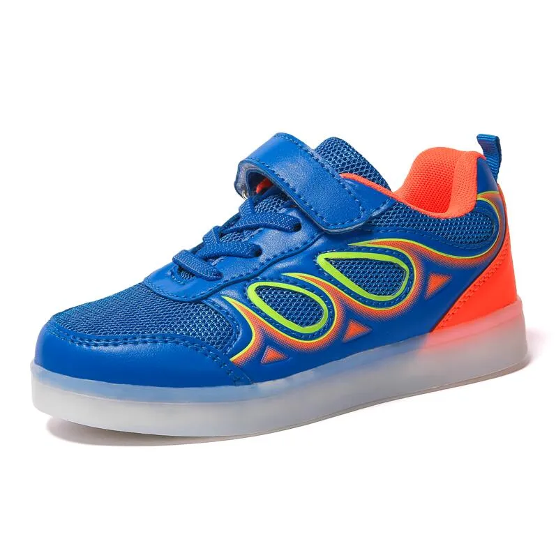Kids LED Sneakers Children Fashion Sport Running Light up shoes