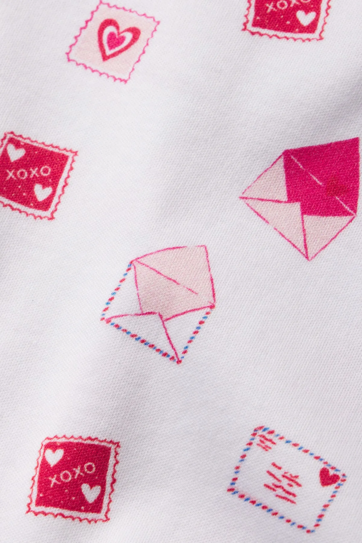 Kids Shorts Set in Love Letters