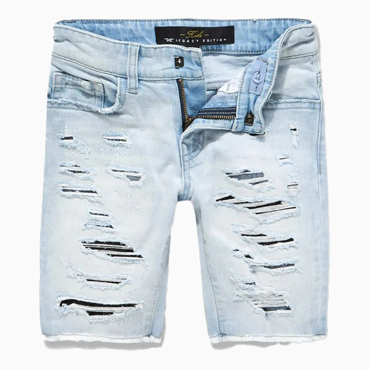 Kid's Shredded Denim Shorts