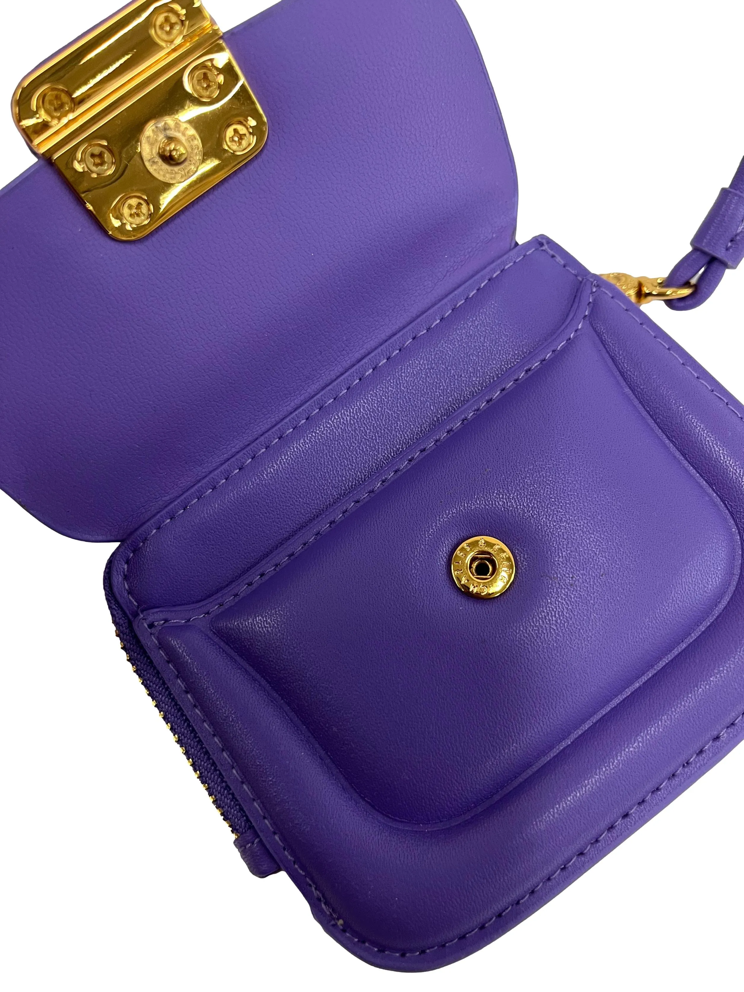 Koa Square Card Holder Purple