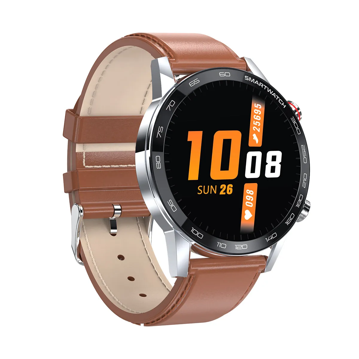 L16 Smart Watch 1.3 inch IPS Full Round Screen ECG PPG Heart Rate Steps Tracker Sleep Monitor Fitness Tracker Sports Smartwatch