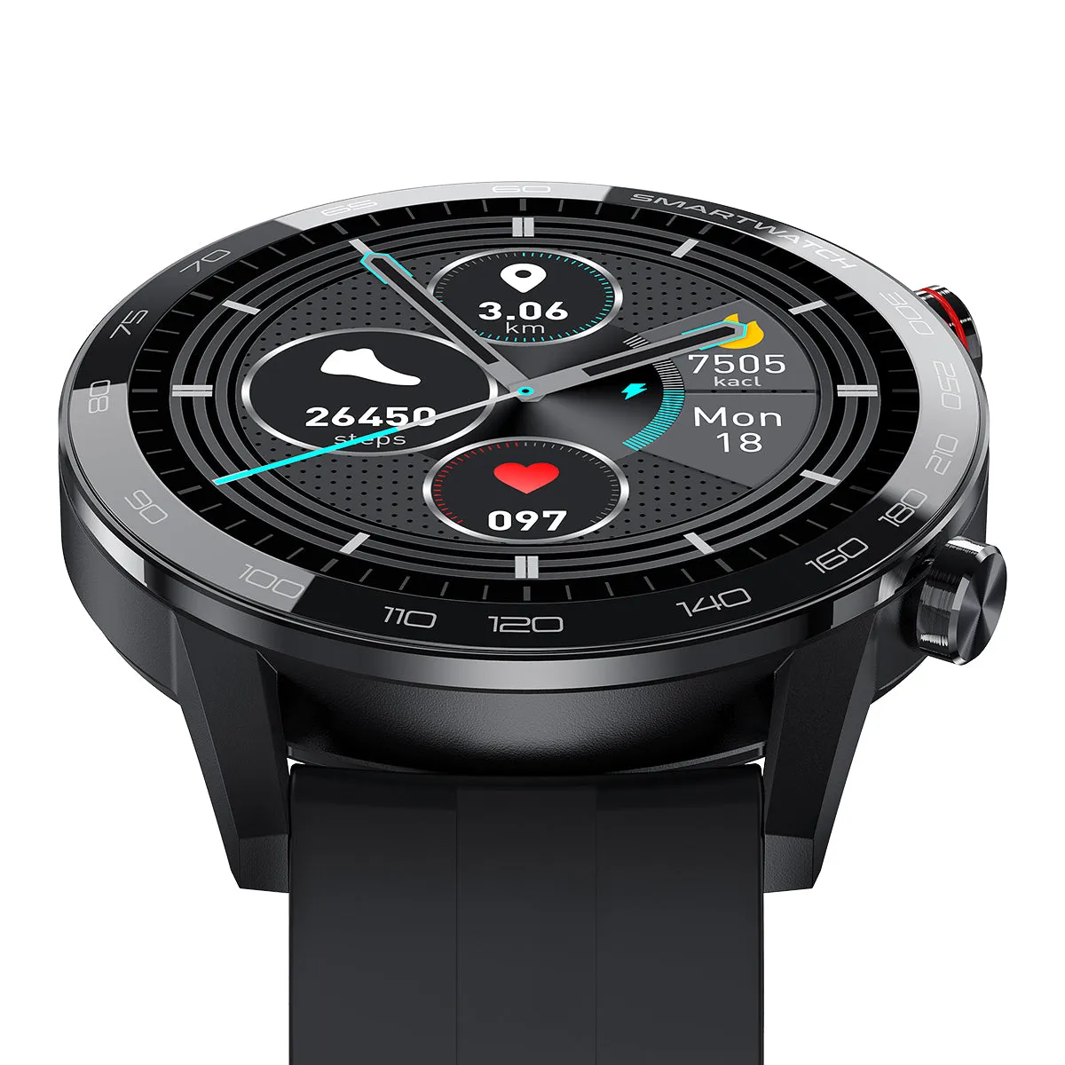 L16 Smart Watch 1.3 inch IPS Full Round Screen ECG PPG Heart Rate Steps Tracker Sleep Monitor Fitness Tracker Sports Smartwatch