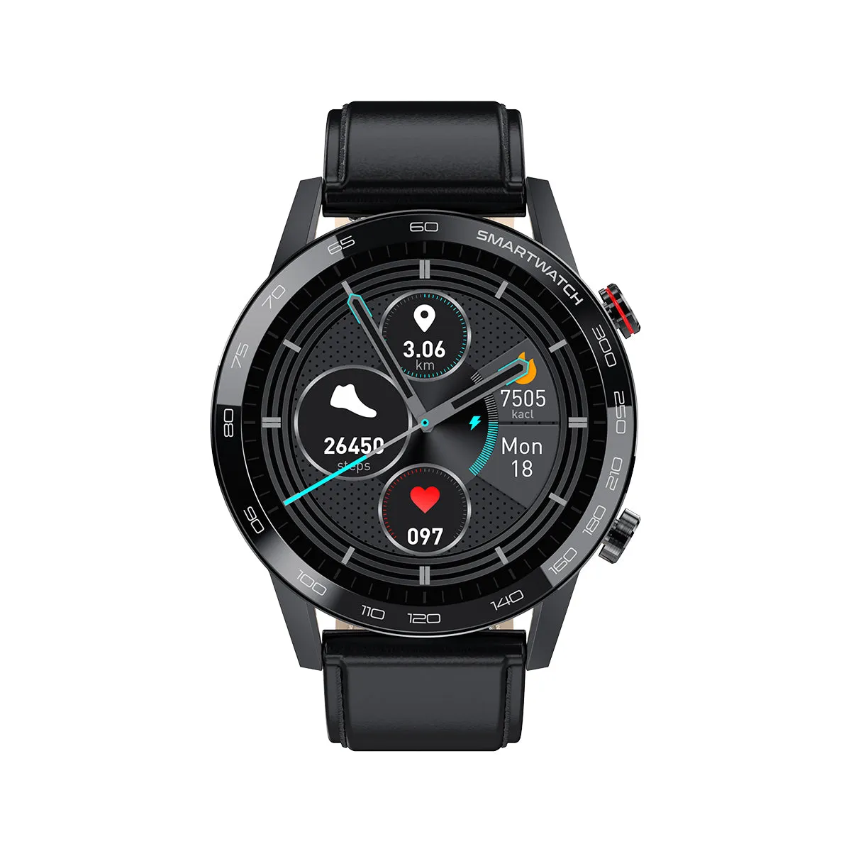 L16 Smart Watch 1.3 inch IPS Full Round Screen ECG PPG Heart Rate Steps Tracker Sleep Monitor Fitness Tracker Sports Smartwatch
