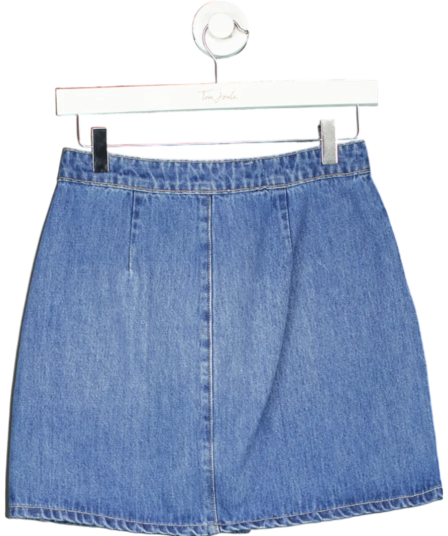 L'agence Blue Kris Denim Mini Skirt W24