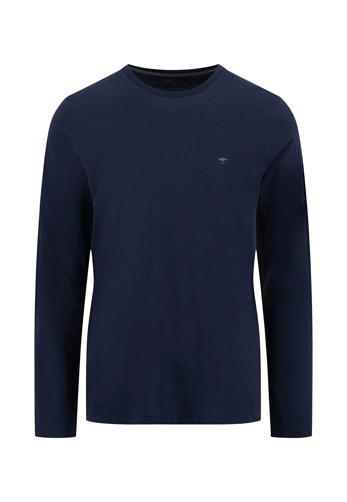 Langarmshirt aus Baumwolle mit Rundhalsausschnitt