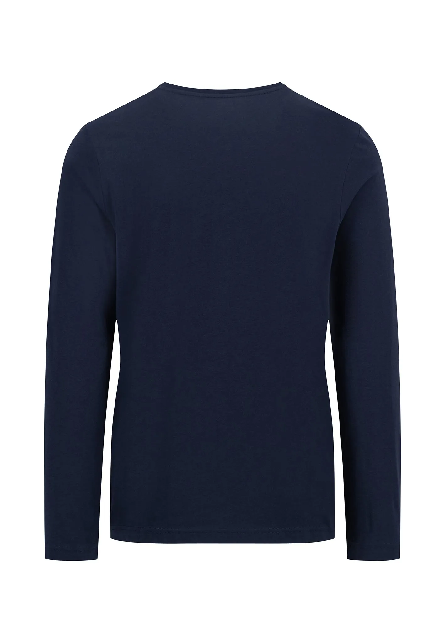 Langarmshirt aus Baumwolle mit Rundhalsausschnitt