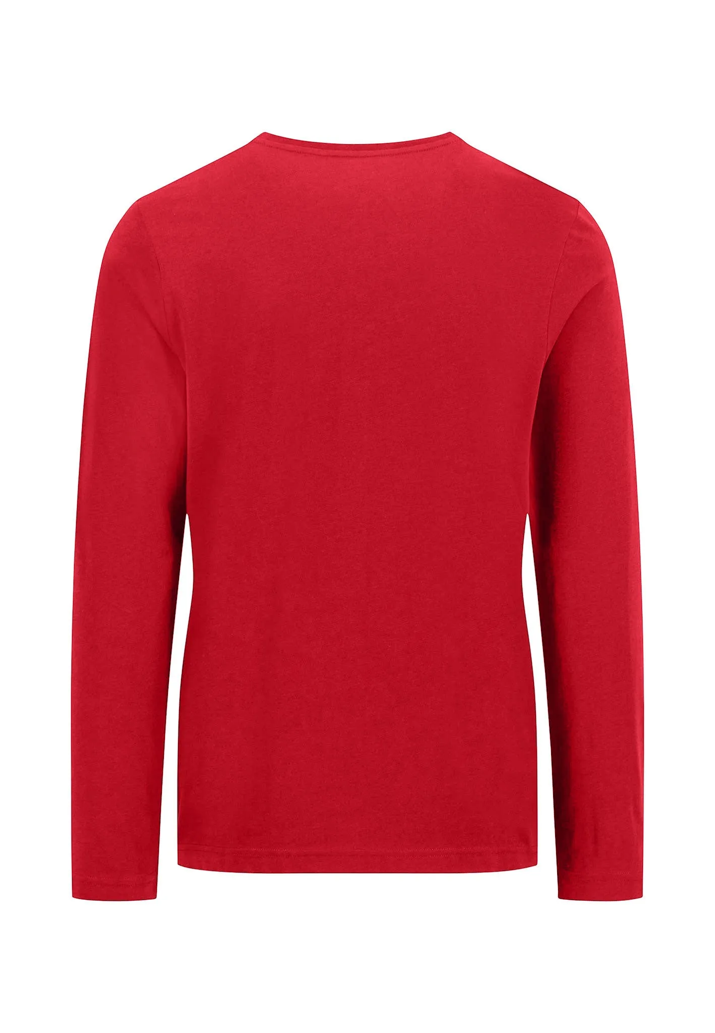 Langarmshirt aus Baumwolle mit Rundhalsausschnitt