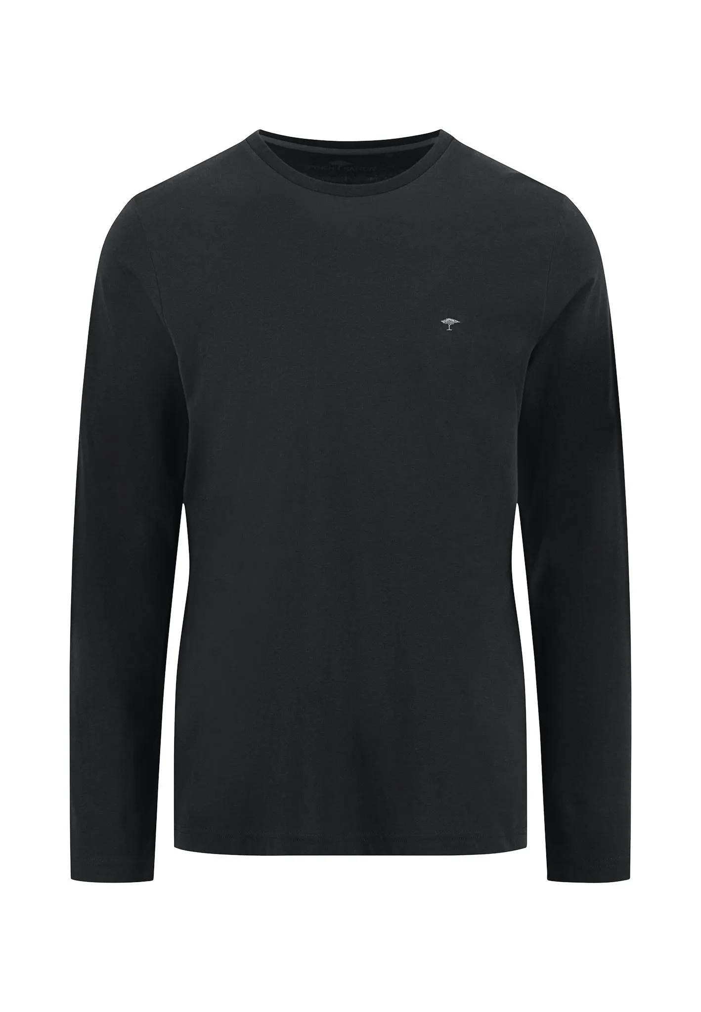 Langarmshirt aus Baumwolle mit Rundhalsausschnitt