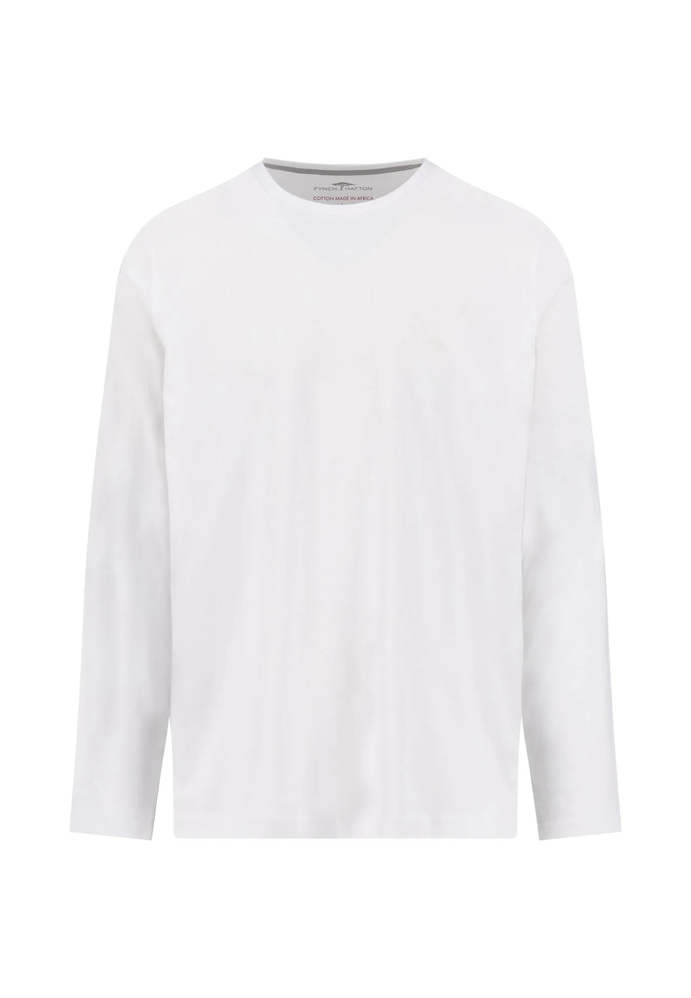 Langarmshirt aus Baumwolle mit Rundhalsausschnitt