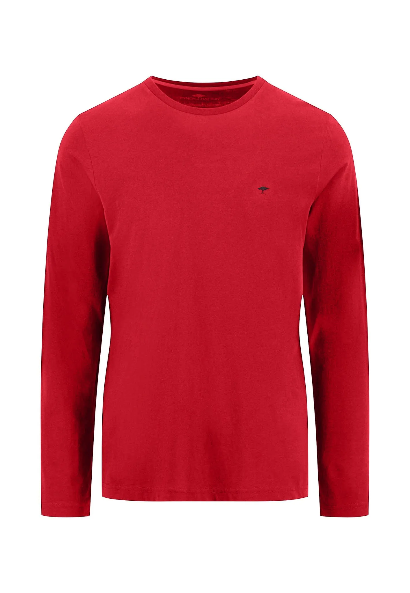 Langarmshirt aus Baumwolle mit Rundhalsausschnitt