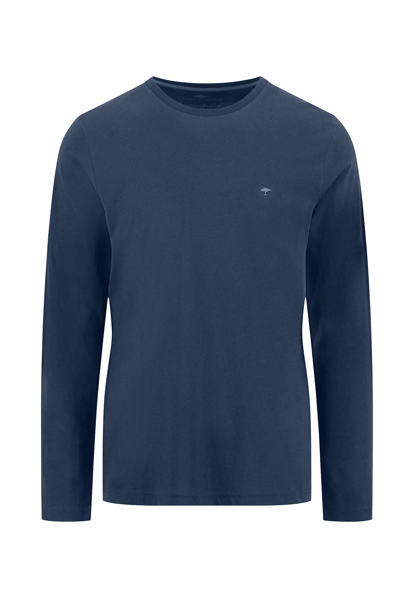 Langarmshirt aus Baumwolle mit Rundhalsausschnitt