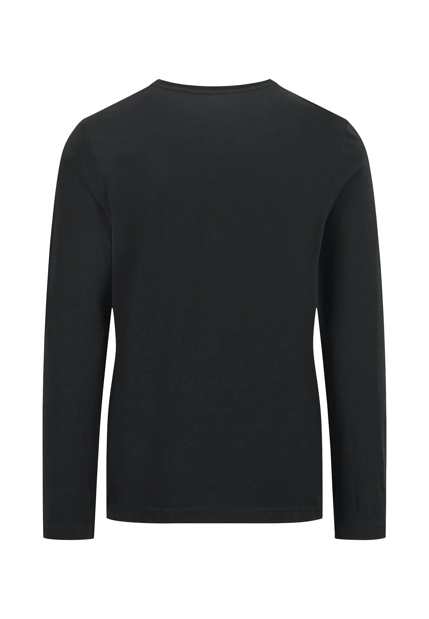 Langarmshirt aus Baumwolle mit Rundhalsausschnitt