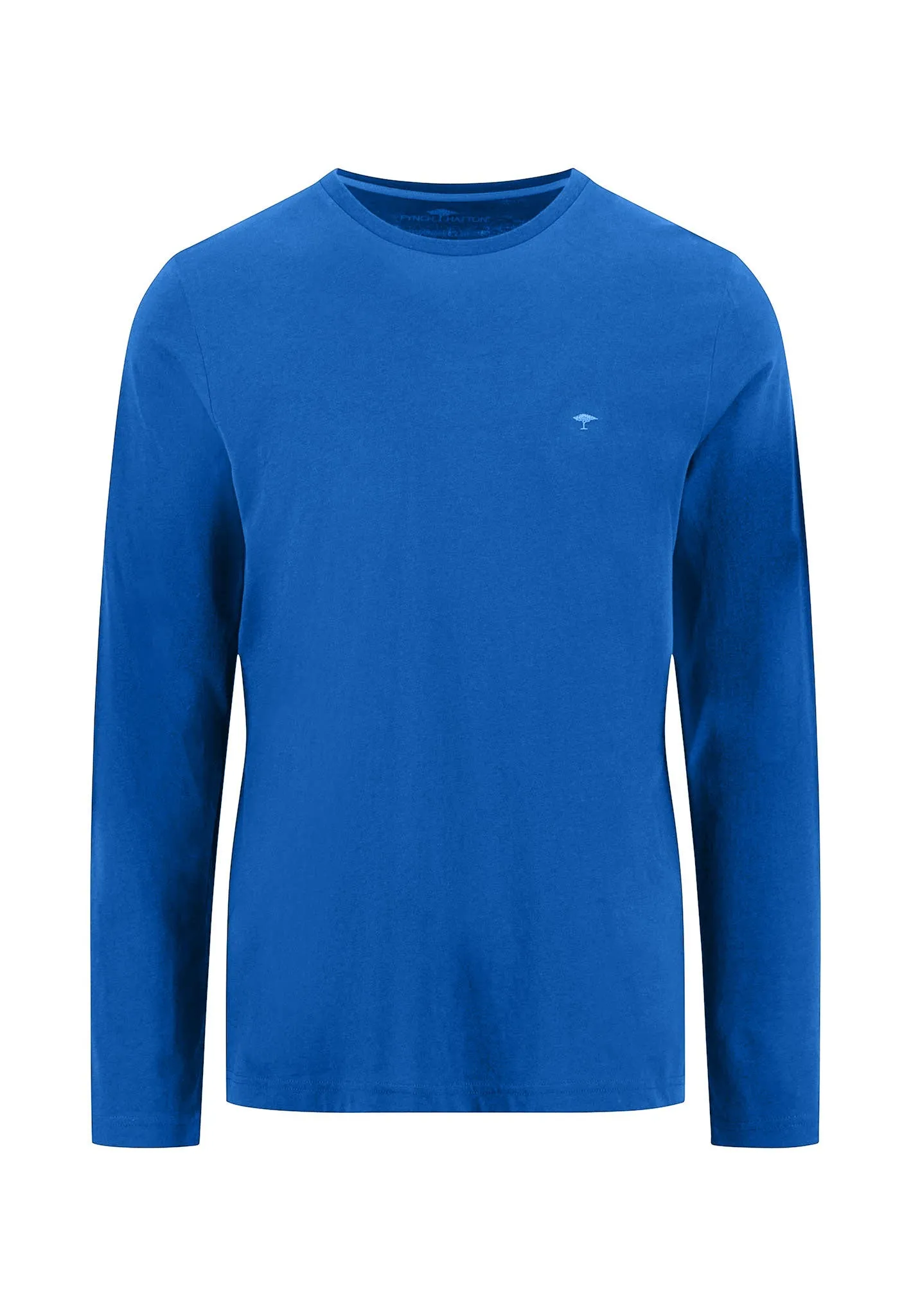 Langarmshirt aus Baumwolle mit Rundhalsausschnitt