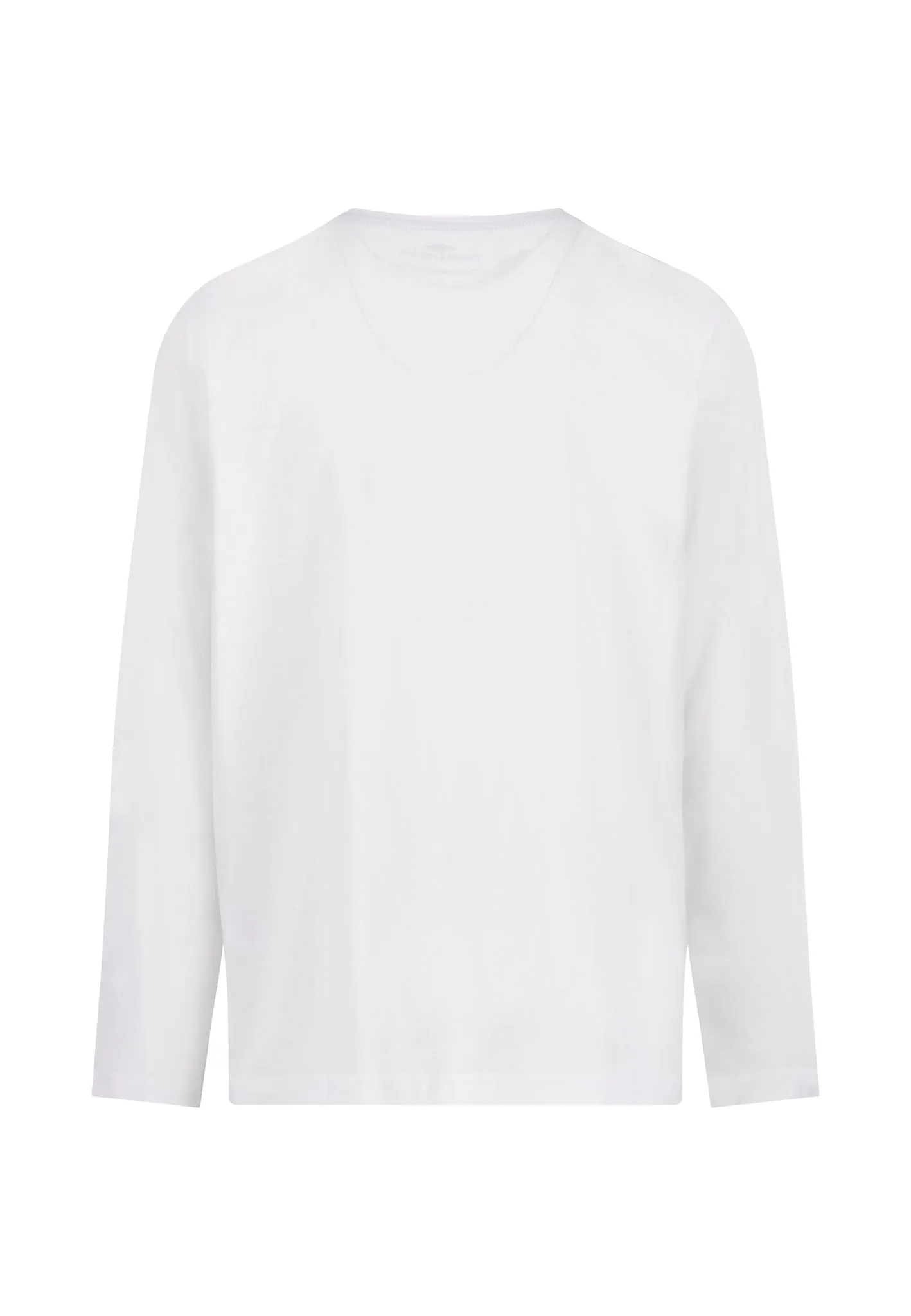 Langarmshirt aus Baumwolle mit Rundhalsausschnitt