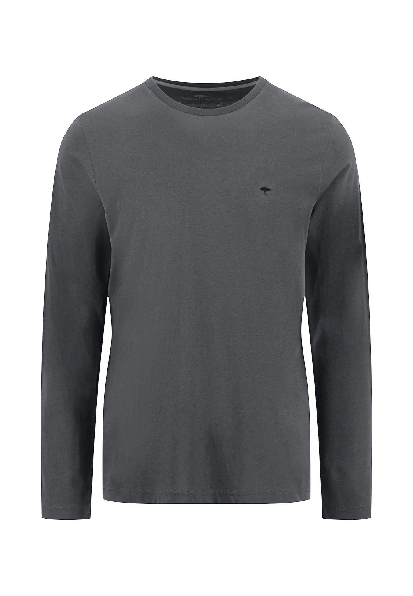 Langarmshirt aus Baumwolle mit Rundhalsausschnitt