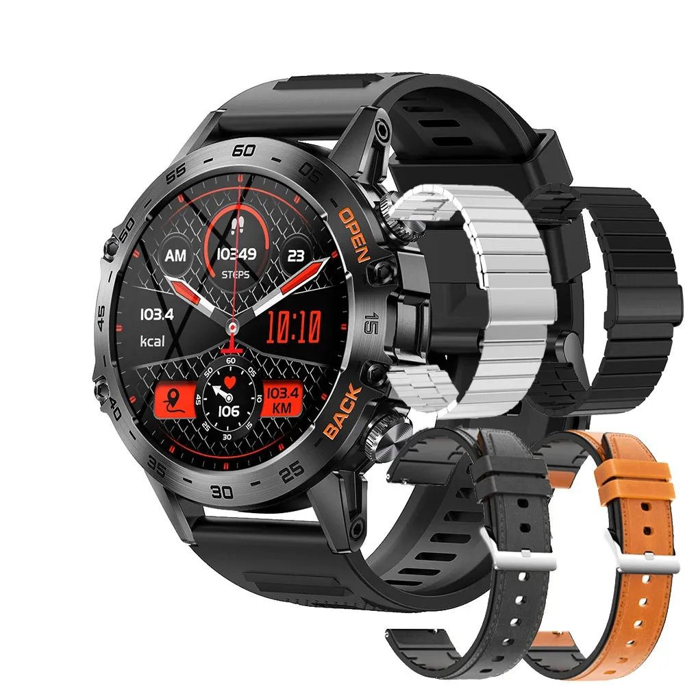 LEMFO Smart Watch Men Smartwatch 2023 K52 Smart Watches Men Women 100 Sports Modes Bluetooth Call Health Monitor 400mah 1.39Inch