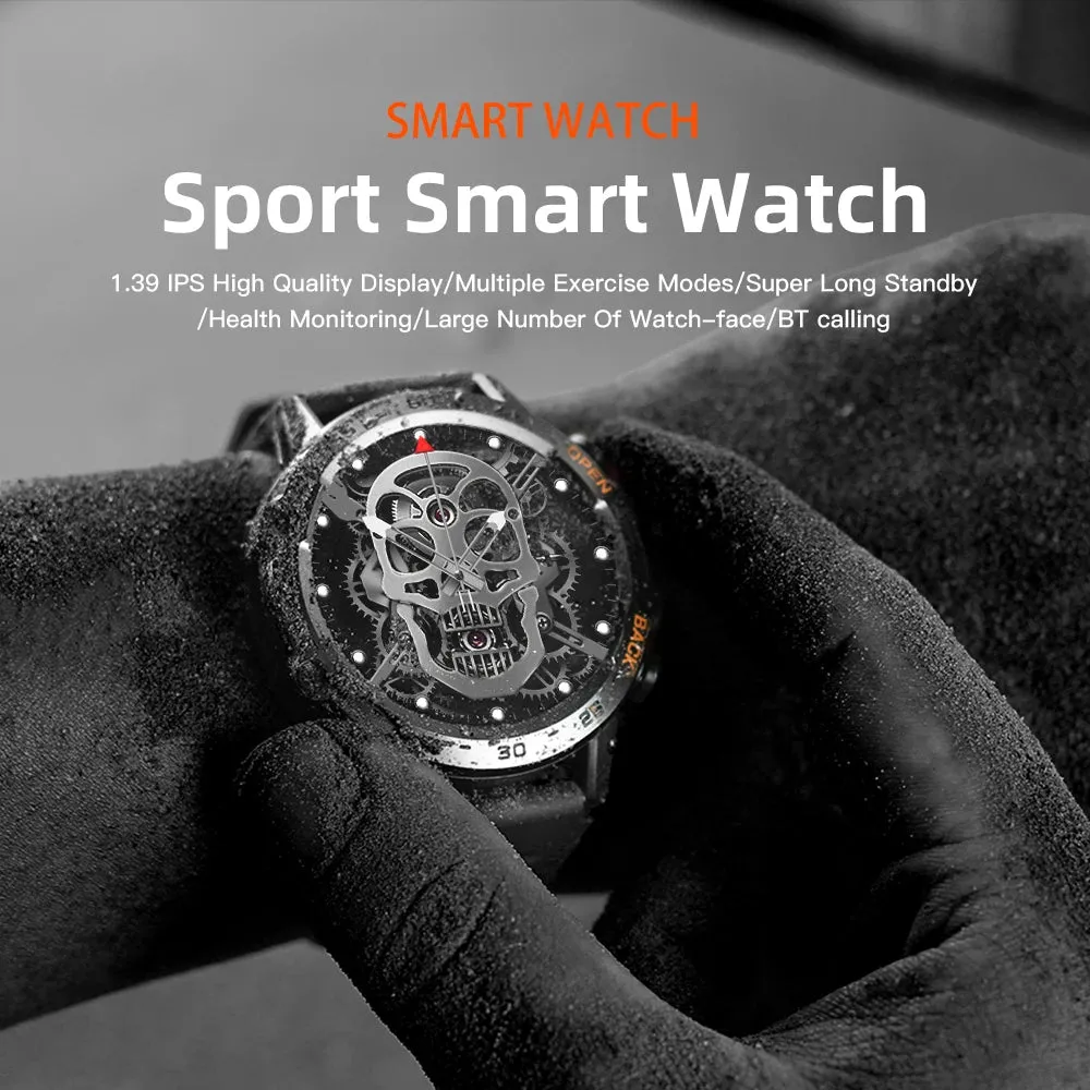 LEMFO Smart Watch Men Smartwatch 2023 K52 Smart Watches Men Women 100 Sports Modes Bluetooth Call Health Monitor 400mah 1.39Inch