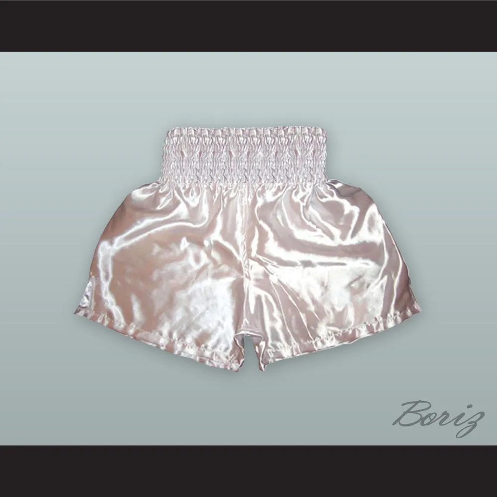 Lennox Lewis White Boxing Shorts