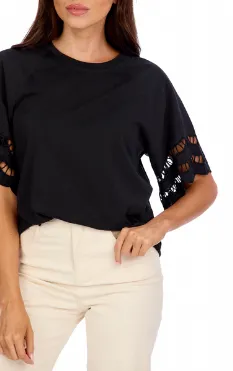 Levy Eyelet T-Shirt