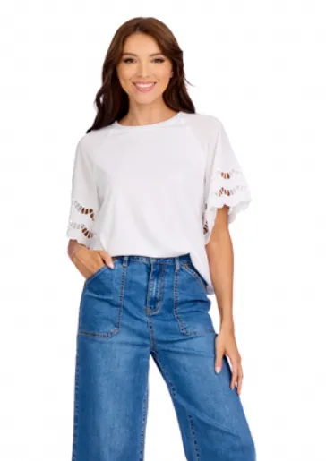 Levy Eyelet T-Shirt