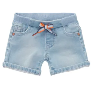 LIGHT BLUE DENIM SHORTS