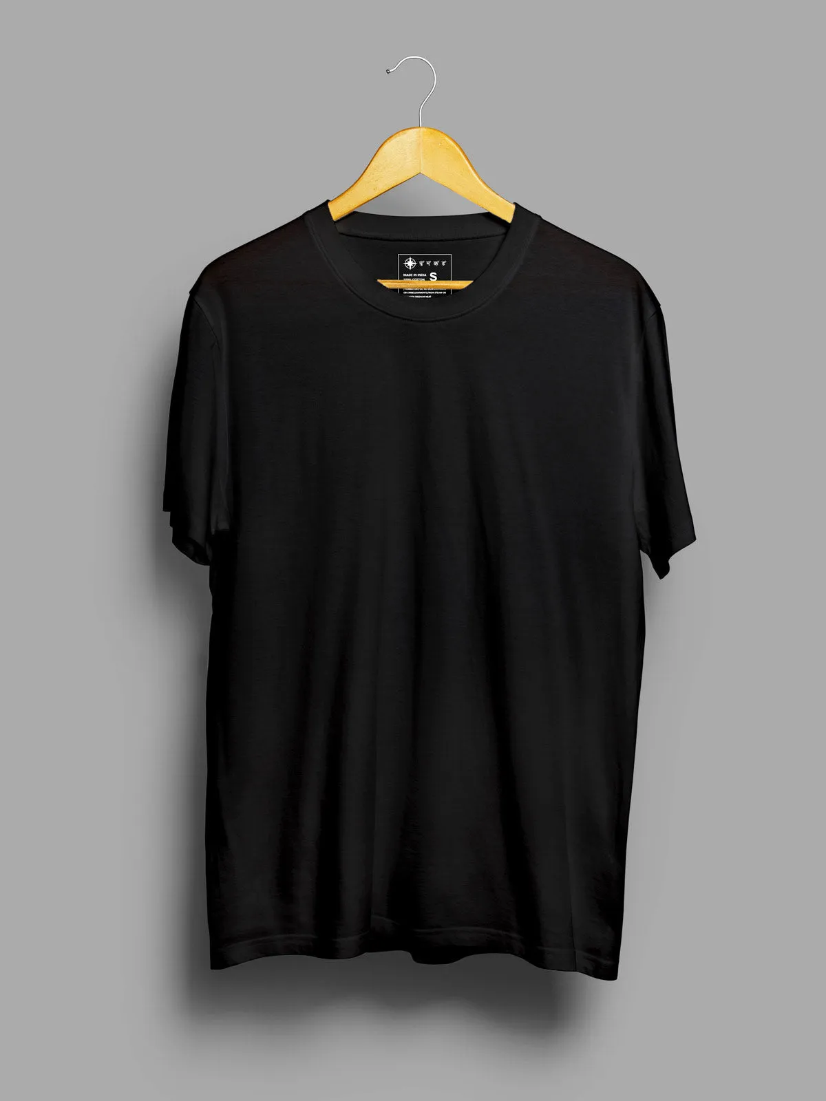 Light grey & Black T shirts Combo