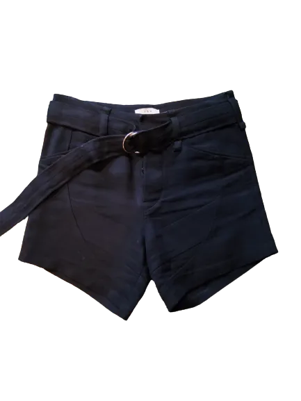 Linen and cotton shorts