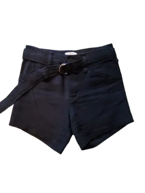 Linen and cotton shorts